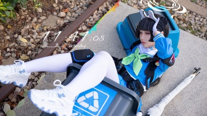 4k摔倒垃圾兔cos