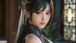 国风旗袍女神