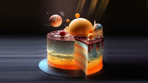 行星布丁蛋糕