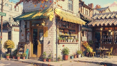 知足杂货铺(随视角移动）