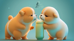 奶萌狗狗