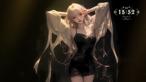 清纯吊带甜美女孩	