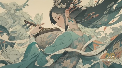 国风美女插画（禁转）