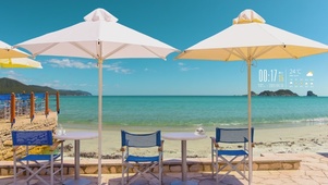 夏日度假海滩
