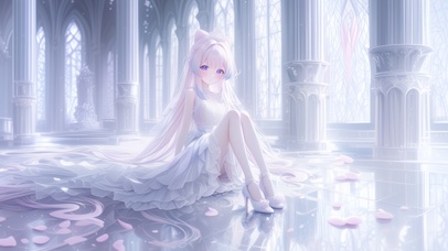 雪墨壁纸丨心海丨冰堡公主丨