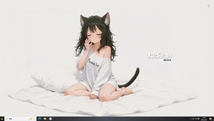 猫耳少女的慵懒清晨