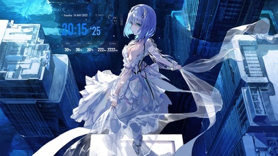 4K日系废墟都市美少女