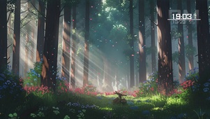 动漫森林场景