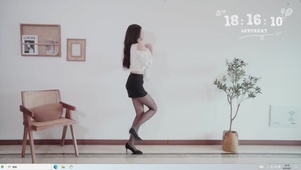 变装 性感大长腿美女 女仆黑丝