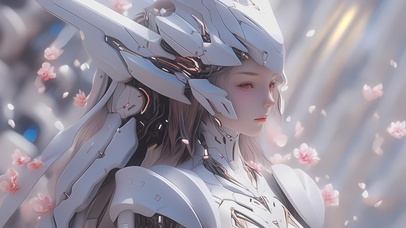 4K-机甲少女，唯美机械姬高达