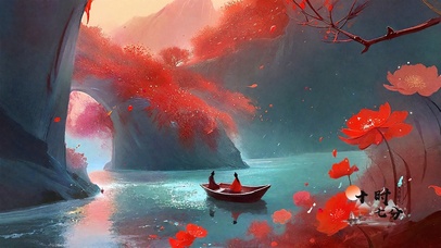 泛舟误闯妖花秘境