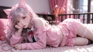 可爱甜甜的女孩