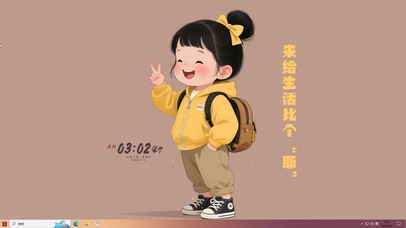 来给生活比个耶