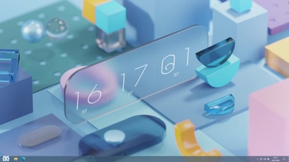 三维简约沙盒主题