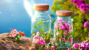 瓶中花