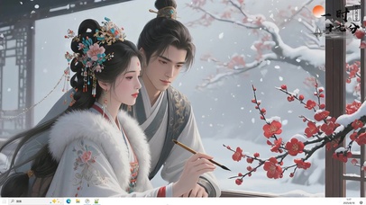 一生陪你赏雪画梅可好