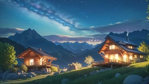 唯美流星之夜