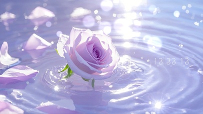 水漾紫玫瑰