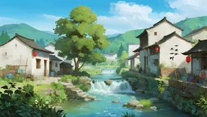 宁静乡村