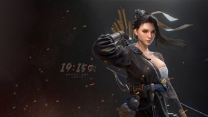 花臂武士少女