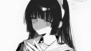 霞沢美游-黑白冷漠少女
