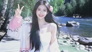 4K唯美治愈清纯女孩