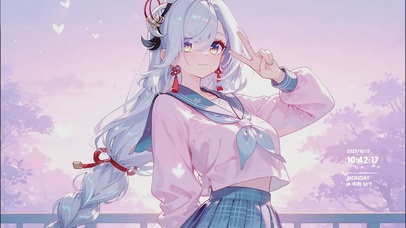 余霞成绮—​​鹤