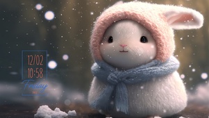 治愈粉色兔兔