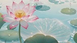 鎏光花蕊荷花