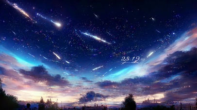 4k 唯美梦幻夜空星河