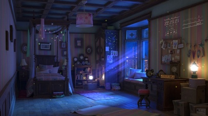 温馨的夜晚房间