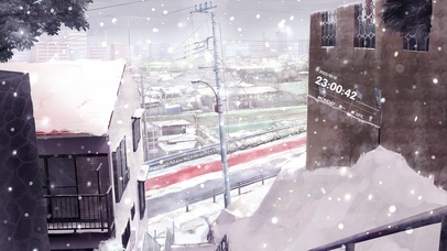 4k 治愈唯美冬季小镇