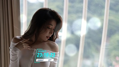 清纯性感长发美女