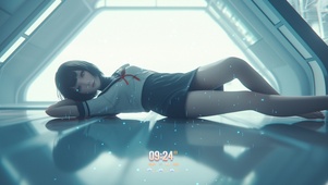 她仿佛一封未署名的明信片