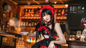 清纯性感cos美女