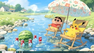 悠闲惬意的夏天