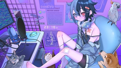 4K炫酷少女房间