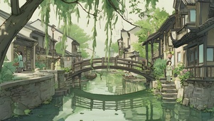 烟雨行舟