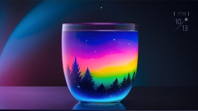 4K高清唯美七彩星空壁纸