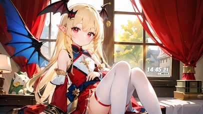 窗边吸血鬼女孩