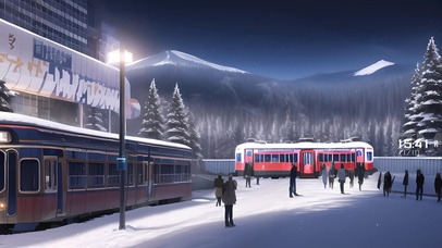 雪乡的夜