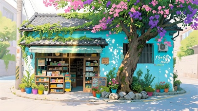 童年夏日街角小卖部