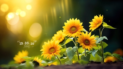 阳光下的向日葵