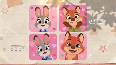 治愈卡通朱迪与尼克