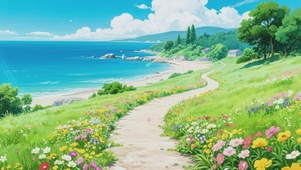 花海蓝途