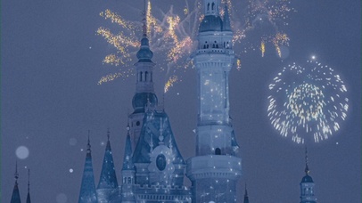 4K迪士尼城堡