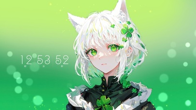 清新绿色治愈头像