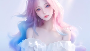 清纯治愈女孩