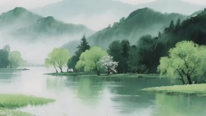 烟雨江南