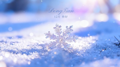 十二月你好～雪花